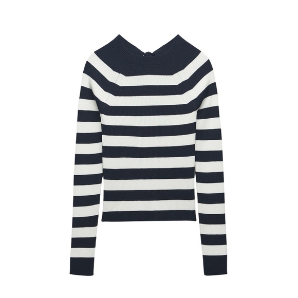 NWT Zara Cut Out Open Back Top Size L - Picture 1 of 7